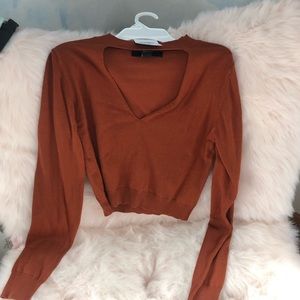 Burnt orange top